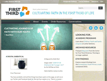 Tablet Screenshot of firstthird.org